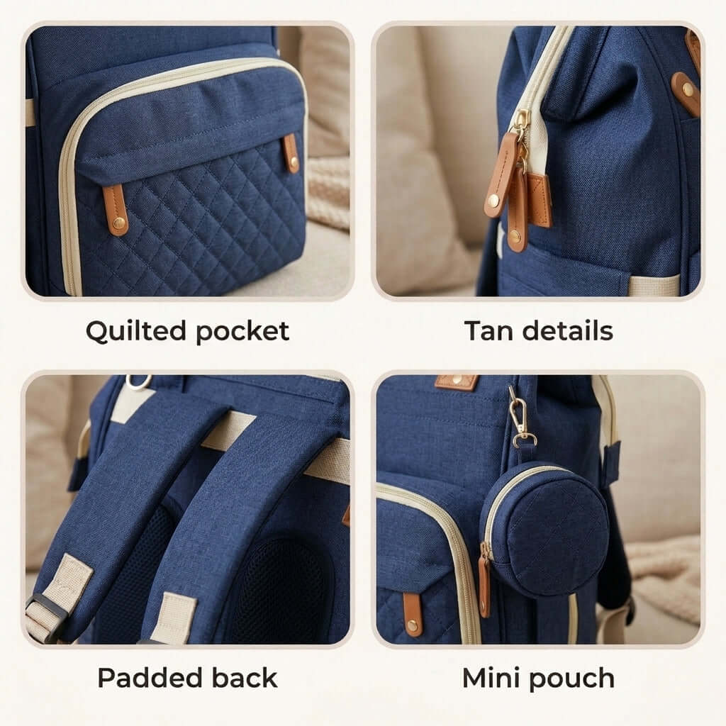 Navy Diaper Backpack