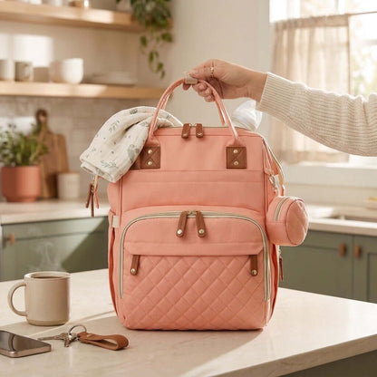 Pink Diaper Backpack