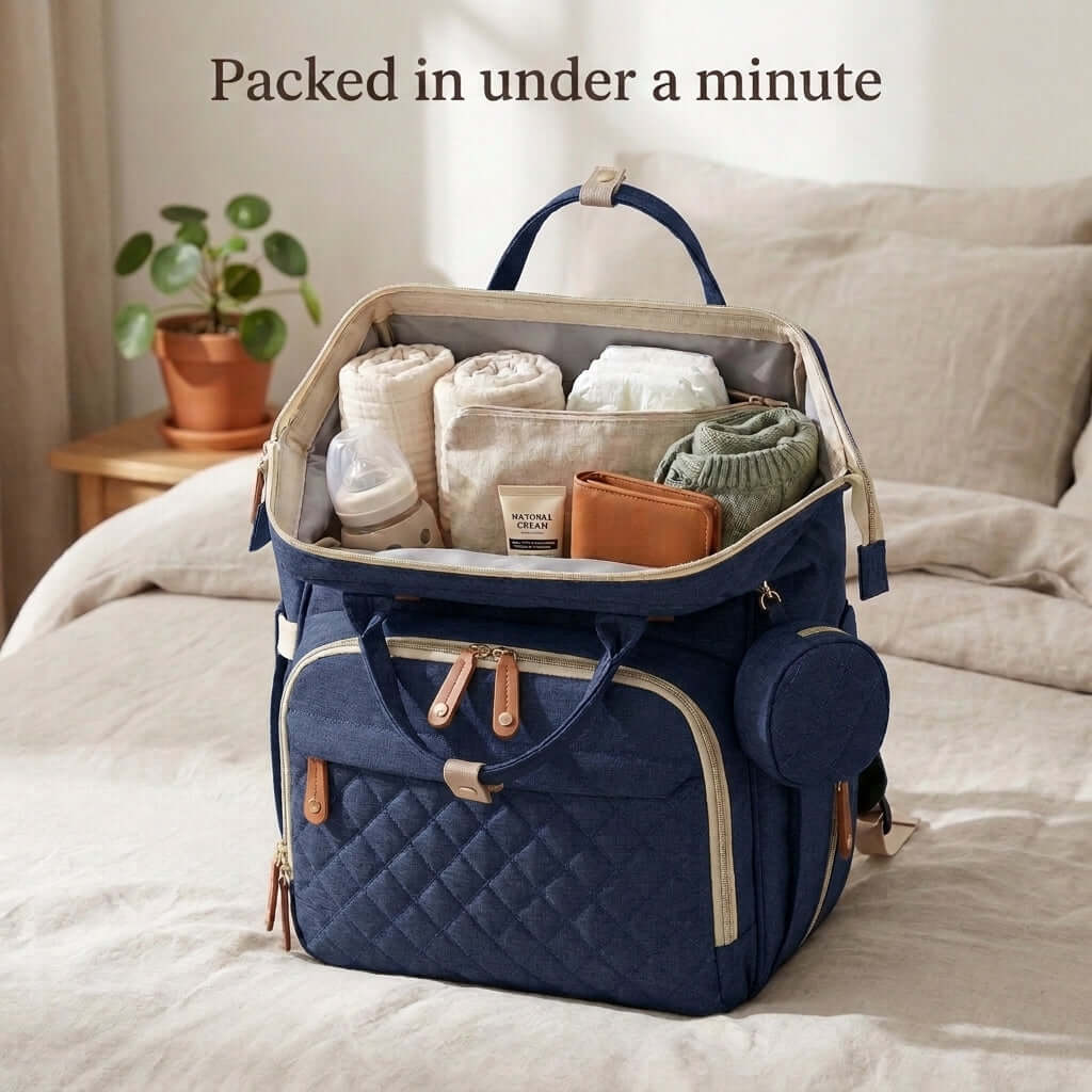 Navy Diaper Backpack