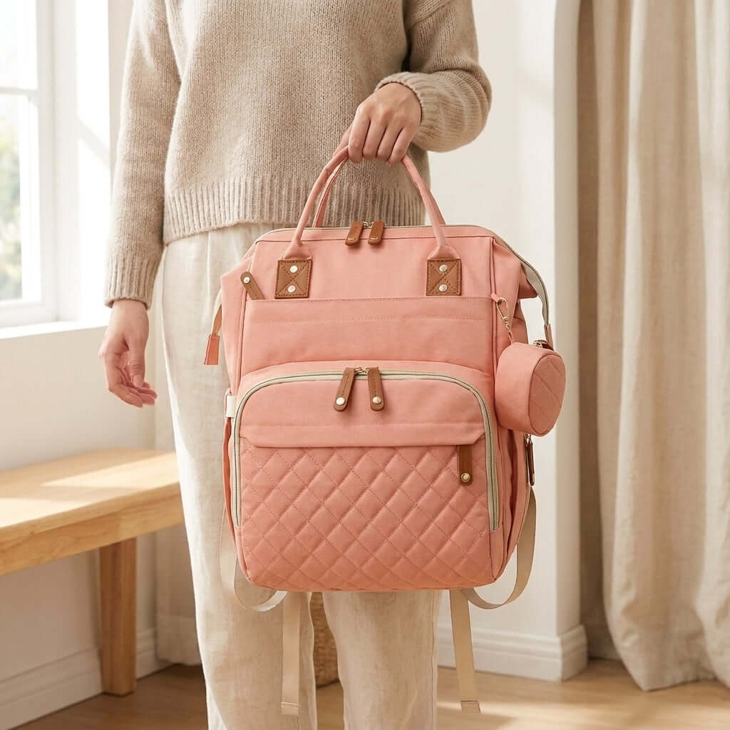 Pink Diaper Backpack