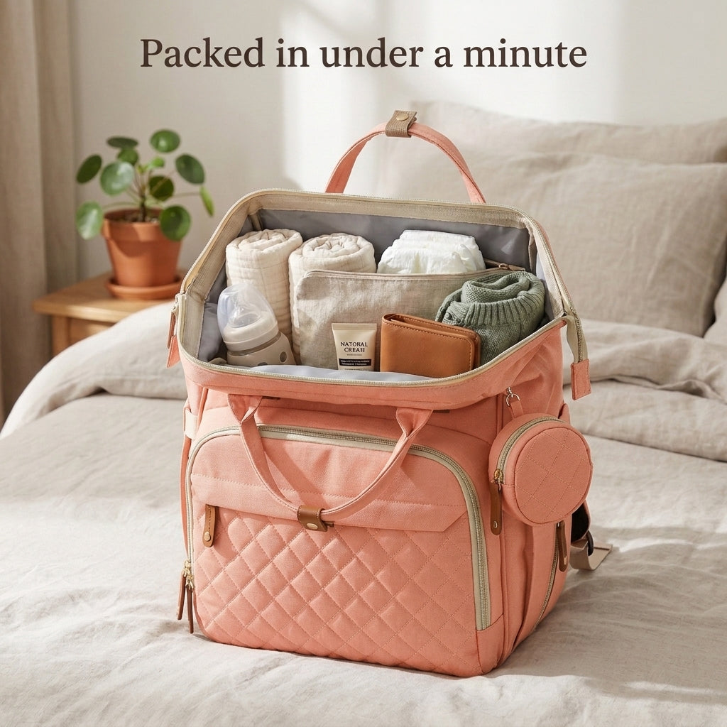 Pink Diaper Backpack