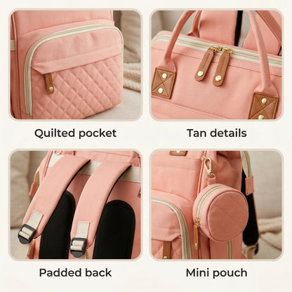 Pink Diaper Backpack