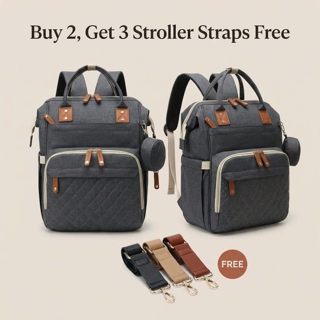 Dark Grey Diaper Backpack