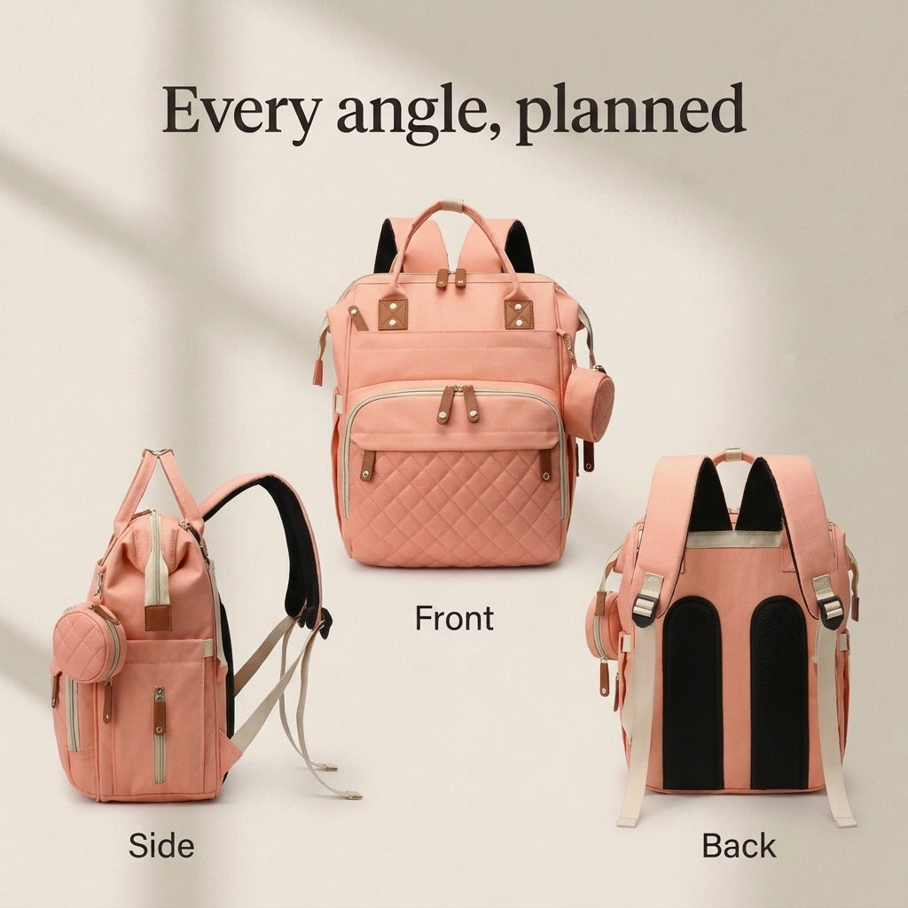 Pink Diaper Backpack