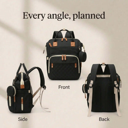 Black Diaper Backpack